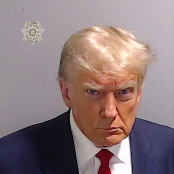 mugshotof Donald Trump the worlds worst president.